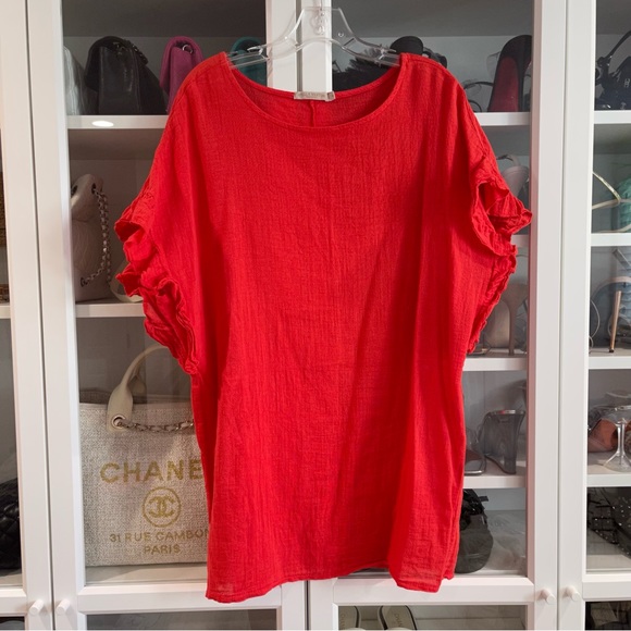 Linen Mini Dress S - Picture 1 of 6